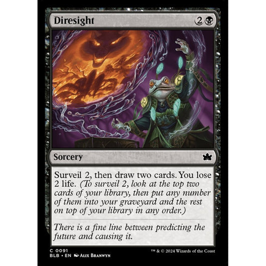 Diresight, 91, common, Magic: The Gathering, Bloomburrow