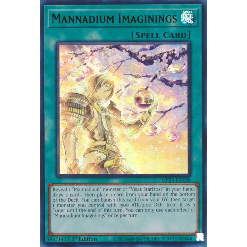 Mannadium Imaginings MP24-EN196 Ultra Ultra Rare Yu-Gi-Oh 25th Anniversary Tin: Dueling Mirrors in Art