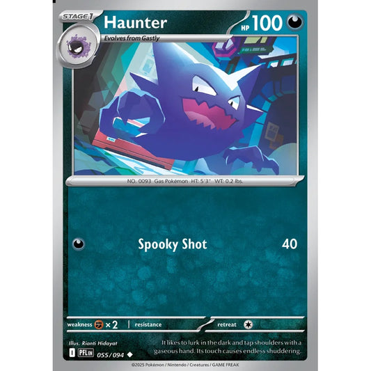 Haunter Uncommon 055/094 Pokemon Card Game Phantasmal Flames