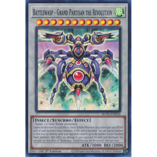 Battlewasp - Grand Partisan the Revolution ROTA-EN036 Super Yu-Gi-Oh Rage of the Abyss