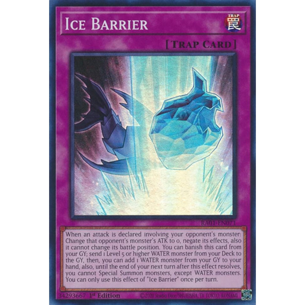 Ice Barrier RA01-EN071 Super Yu-Gi-Oh 25th Anniversary Rarity Collection