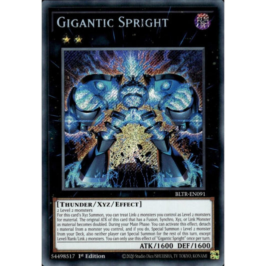 Gigantic Spright BLTR-EN091 Secret Yu-Gi-Oh Battles of Legend: Terminal Revenge