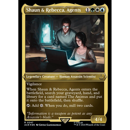 Shaun & Rebecca, Agents rare 247 Magic the Gathering Assassin's Creed