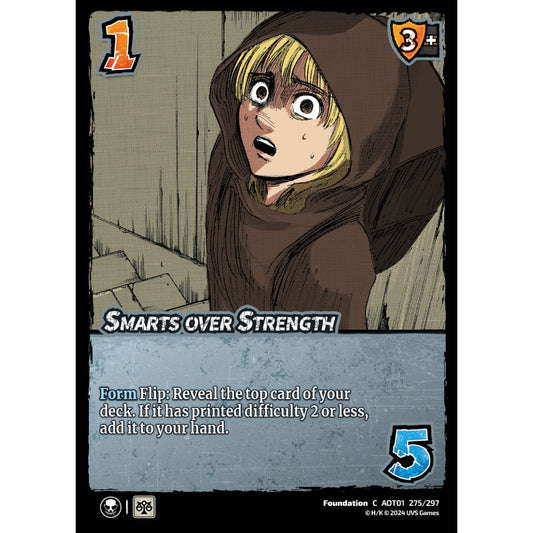 Smarts over Strength, 275/297, C, UniVersus, Attack on Titan: Battle for Humanity