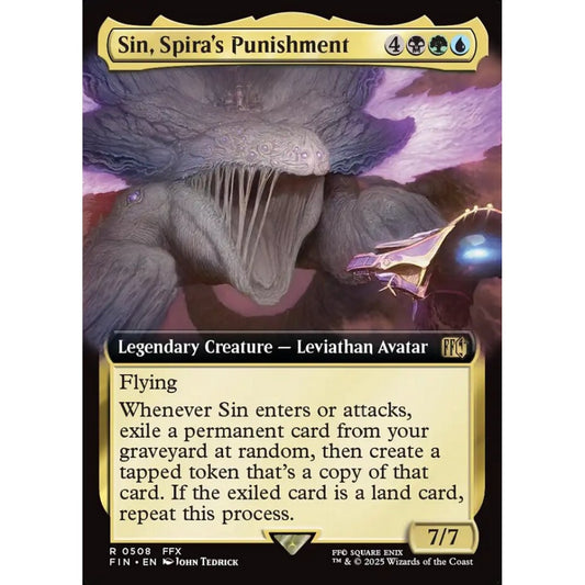 Sin, Spira's Punishment rare 508 Magic the Gathering Final Fantasy