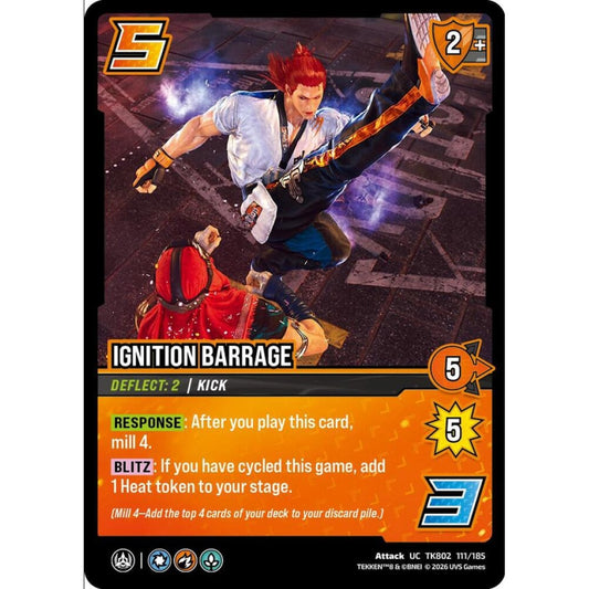 Ignition Barrage 111/185 TK802 Universus Tekken 8 Attack UC