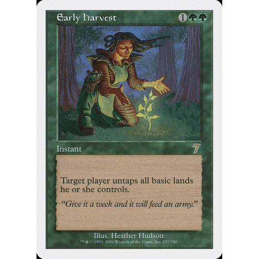 Early Harvest rare 237 Magic the Gathering Seventh Edition