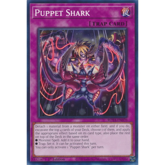 Puppet Shark ROTA-EN070 Common Common Yu-Gi-Oh Rage of the Abyss in Art