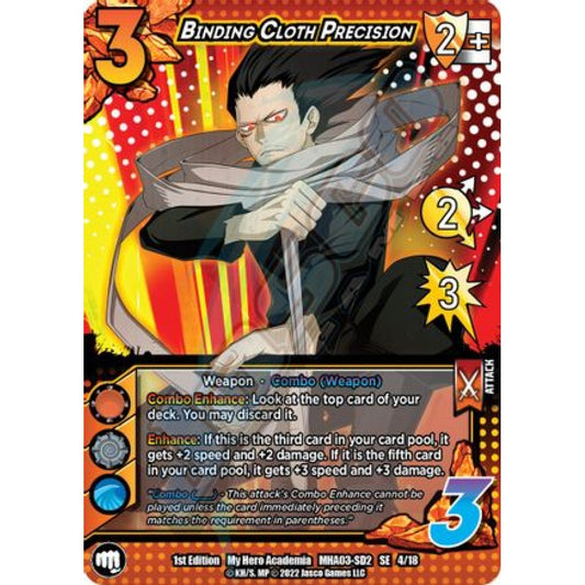Binding Cloth Precision, 4/18, SE, UniVersus, MHA03 Heroes Clash