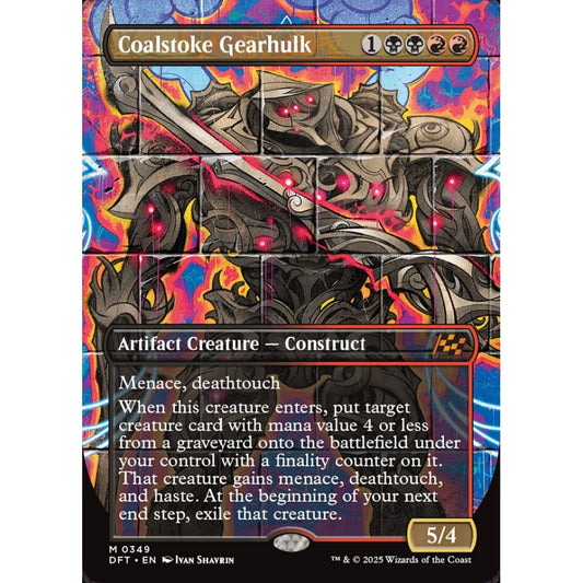 Coalstoke Gearhulk, 349, mythic, Magic: The Gathering, Aetherdrift