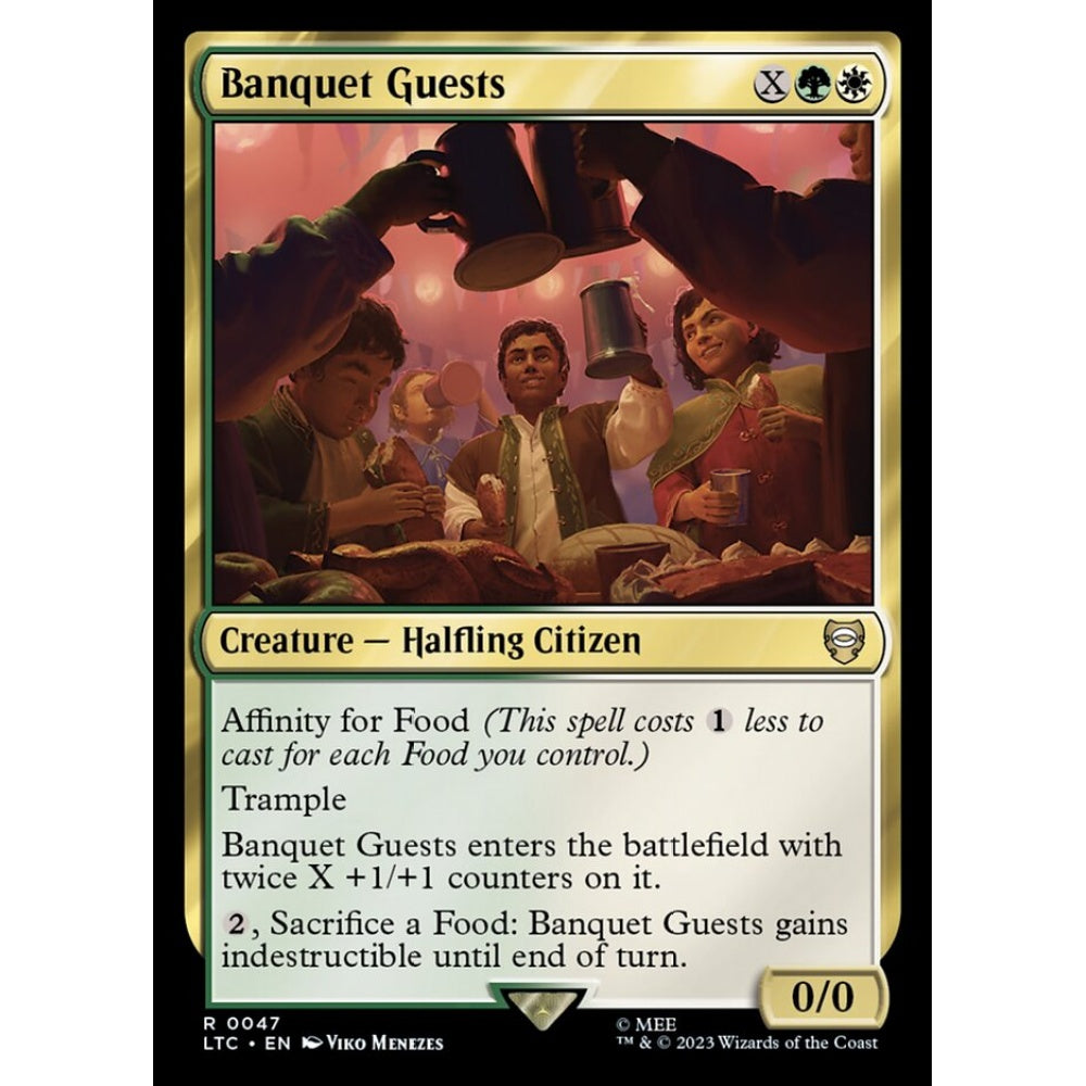 Banquet Guests, rare, 47, Magic the Gathering, Tales of Middle-earth Commander