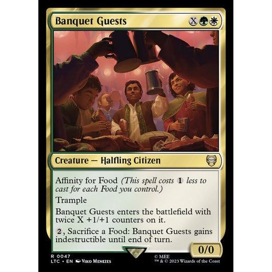 Banquet Guests, rare, 47, Magic the Gathering, Tales of Middle-earth Commander