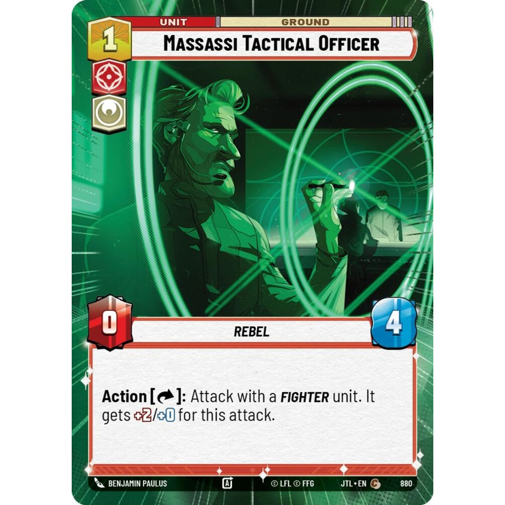 Massassi Tactical Officer, C, JTL 880) Hyperspace Foil, Star Wars Unlimited
