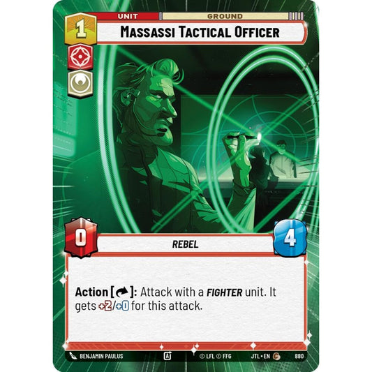 Massassi Tactical Officer, C, JTL 880) Hyperspace Foil, Star Wars Unlimited