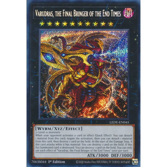Varudras, the Final Bringer of the End Times, LEDE-EN045, Secret Rare, Yu-Gi-Oh!, Legacy of Destruction