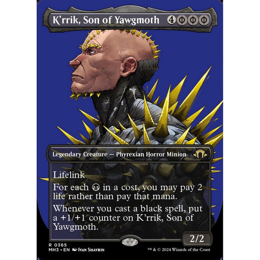 K'rrik, Son of Yawgmoth, 365, rare, Magic: The Gathering, Modern Horizons 3