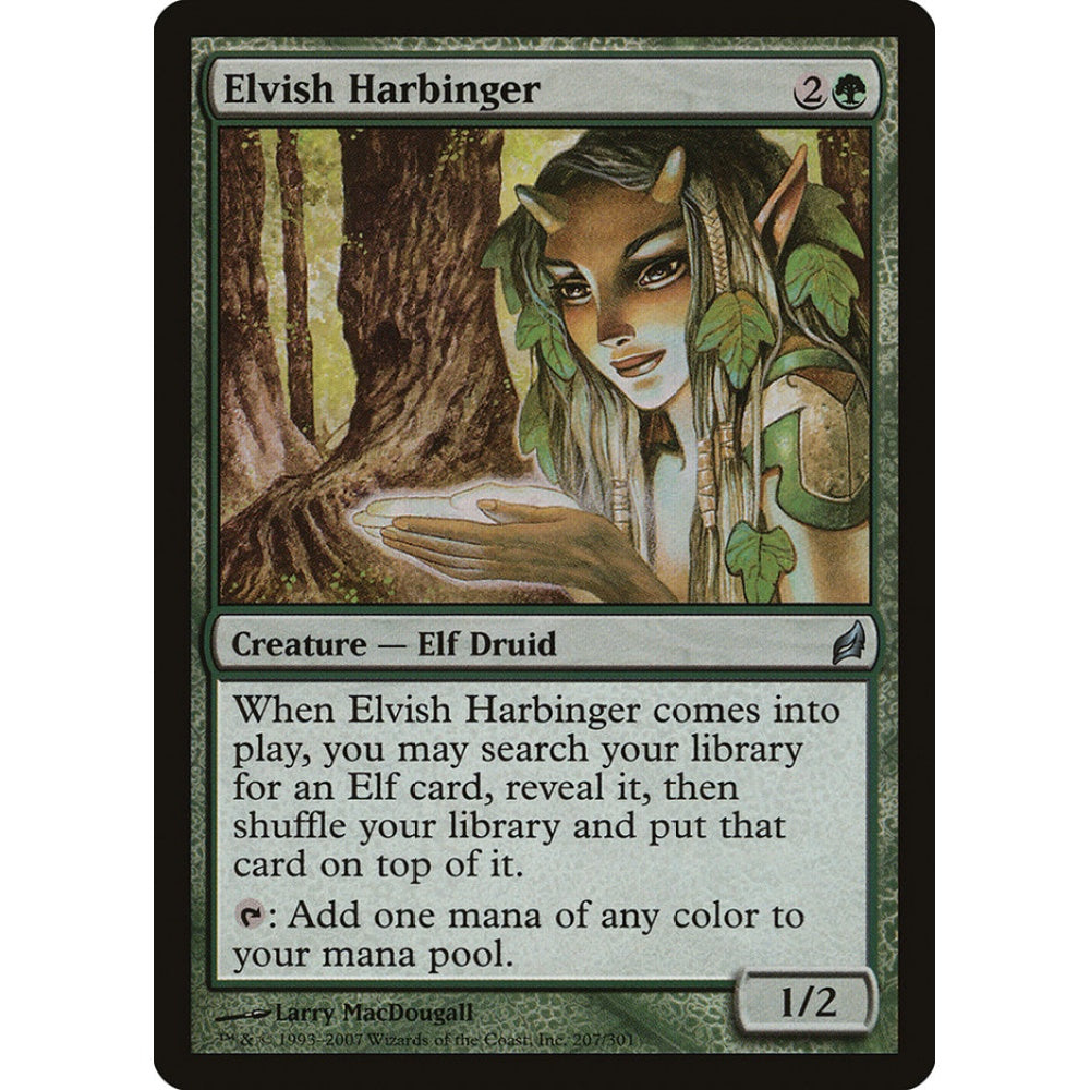 Elvish Harbinger uncommon 207 Magic the Gathering Lorwyn