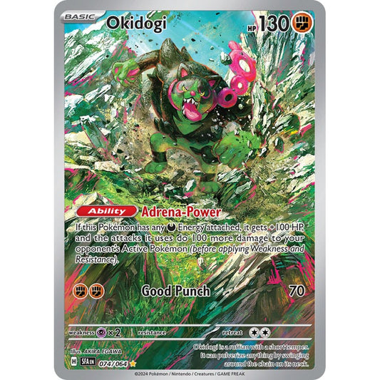 Okidogi Illustration Rare 074/064 Pokemon Card Game Shrouded Fable