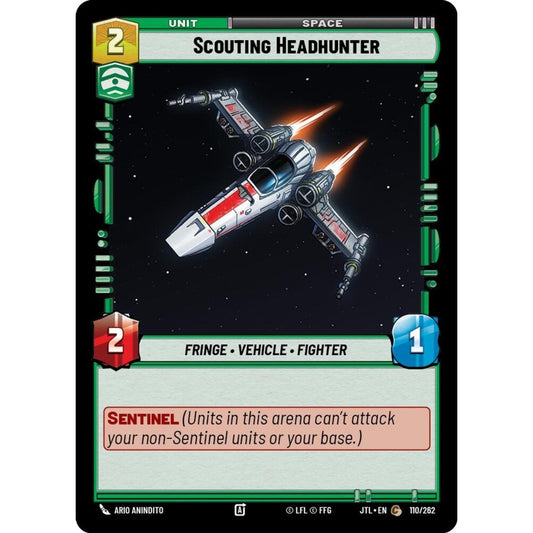 Scouting Headhunter, C, JTL 110), Star Wars Unlimited