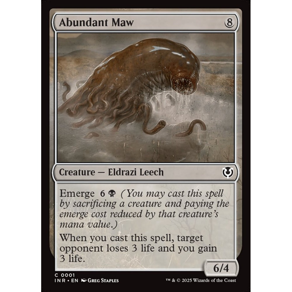 Abundant Maw, 1, common, Magic: The Gathering, Innistrad Remastered