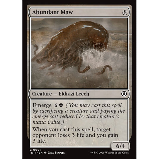 Abundant Maw, 1, common, Magic: The Gathering, Innistrad Remastered