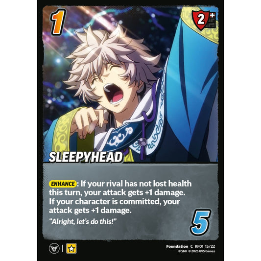 Sleepyhead 15/22 KF01 Universus The King of Fighters XV: Challenger Series: Team Hero Foundation C