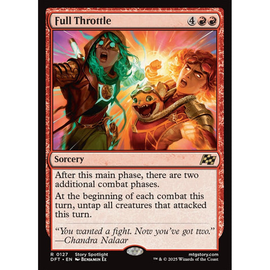 Full Throttle, 127, rare, Magic: The Gathering, Aetherdrift