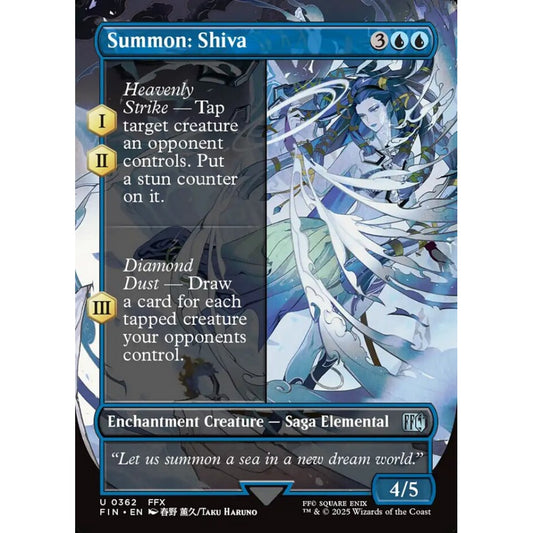 Summon: Shiva uncommon 362 Magic the Gathering Final Fantasy