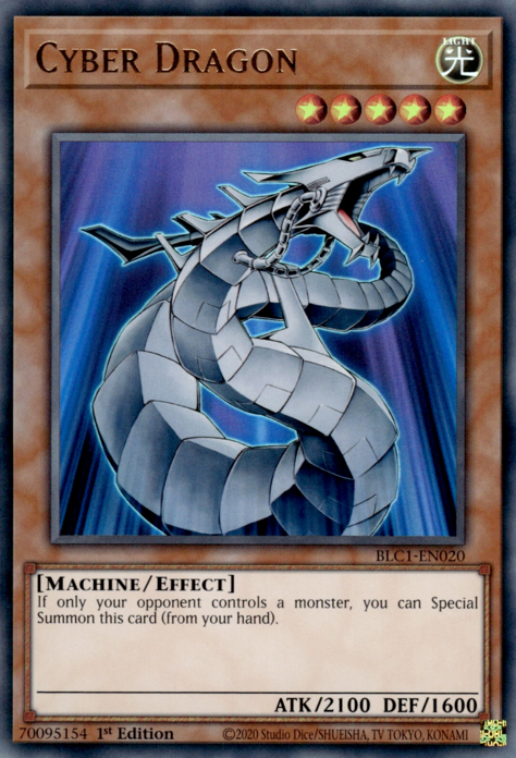 Cyber Dragon TN23-EN005 QCR Quarter Century Secret Rare Yu-Gi-Oh 25th Anniversary Tin: Dueling Heroes in Art