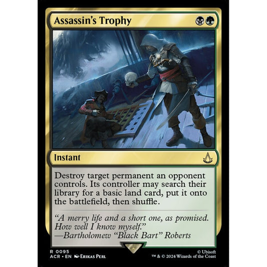Assassin's Trophy rare 95 Magic the Gathering Assassin's Creed