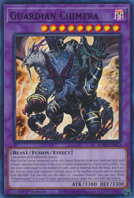 Guardian Chimera RA02-EN023 Secret Secret Rare Yu-Gi-Oh 25th Anniversary Rarity Collection II in Art