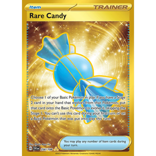 Rare Candy Secret Rare 256/198 Pokemon Card Game Scarlet & Violet