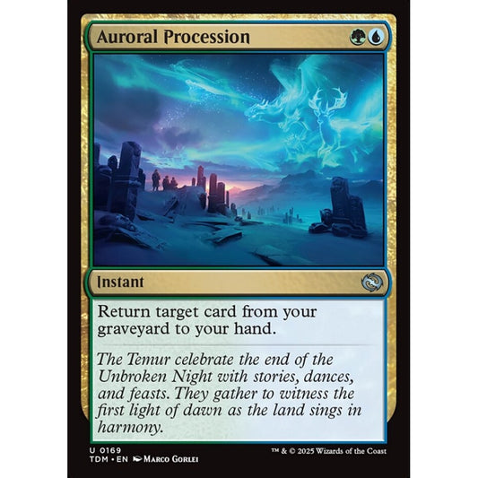 Auroral Procession uncommon 169 Magic the Gathering Tarkir: Dragonstorm