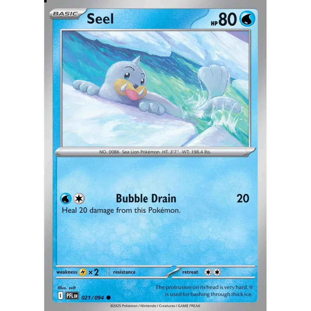 Seel Common 021/094 Pokemon Card Game Phantasmal Flames