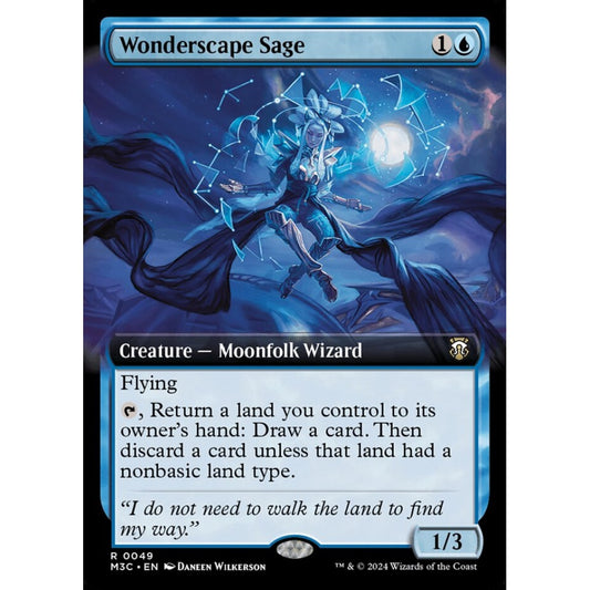 Wonderscape Sage, 49, rare, Magic: The Gathering, Modern Horizons 3