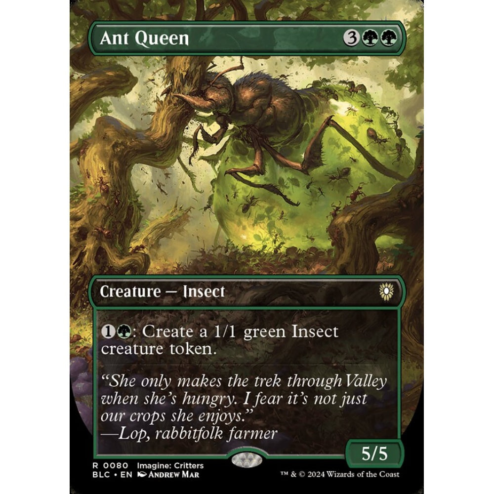 Ant Queen, 80, rare, Magic: The Gathering, Bloomburrow