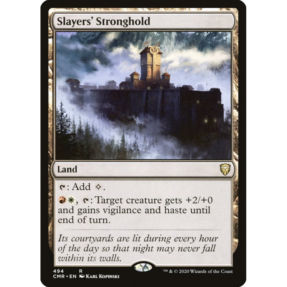Slayers' Stronghold rare 494 Magic the Gathering Commander Legends