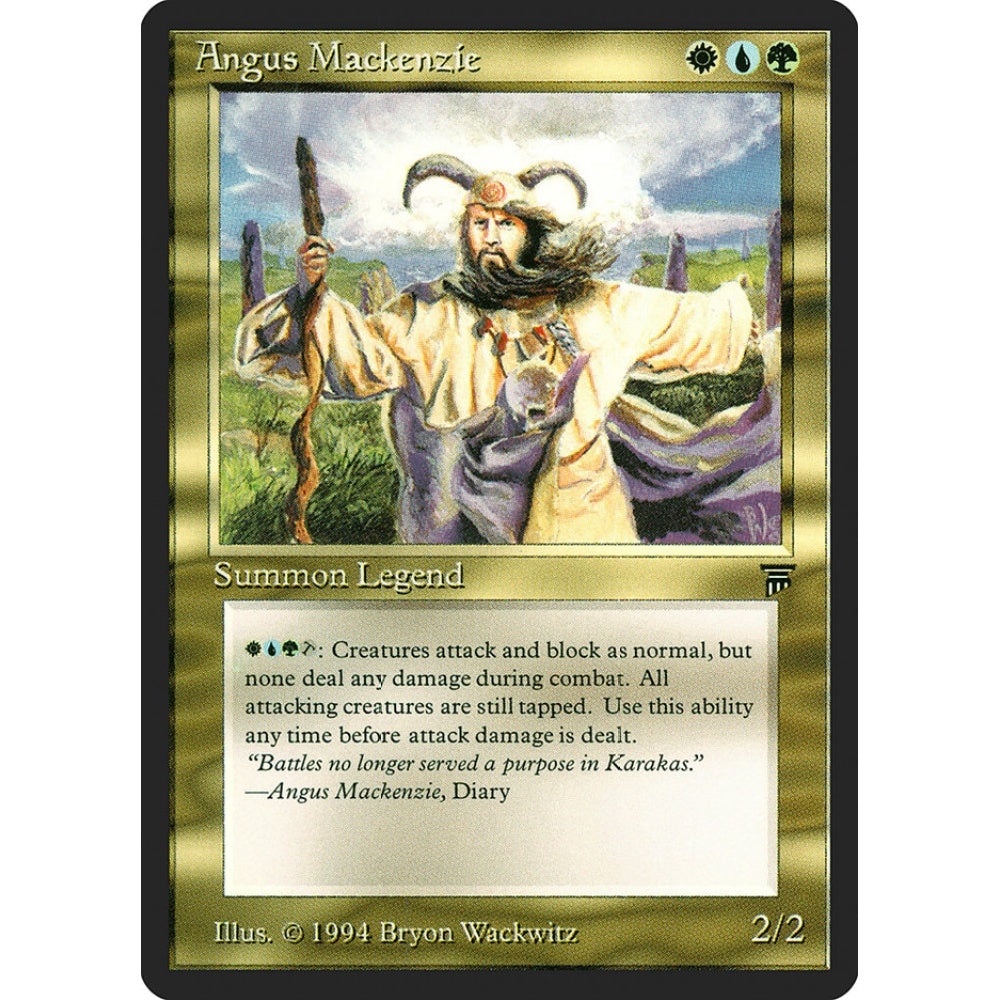Angus Mackenzie rare 217 Magic the Gathering Legends Italian