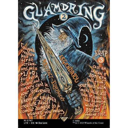 Glamdring, mythic, 747, Magic the Gathering, The Lord of the Rings: Tales of Middle-earth