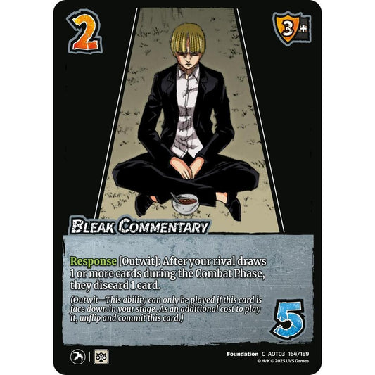 Bleak Commentary 164/189 AOT03 Universus Attack on Titan: Apocalypse Foundation C