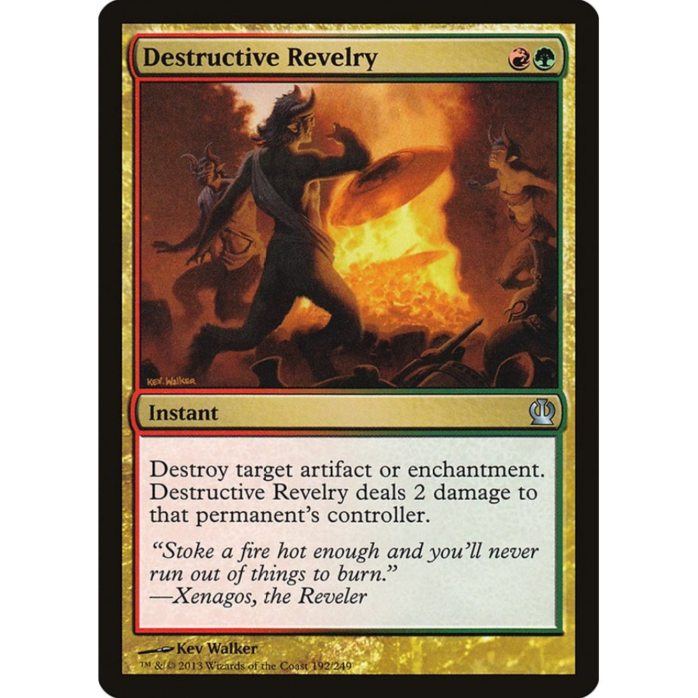 Destructive Revelry uncommon 192 Magic the Gathering Theros