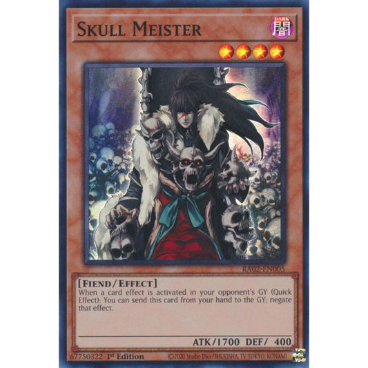 Skull Meister RA02-EN005 Super Super Rare Yu-Gi-Oh 25th Anniversary Rarity Collection II in Art