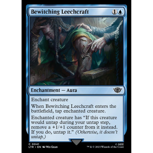 Bewitching Leechcraft, common, 41, Magic the Gathering, The Lord of the Rings: Tales of Middle-earth