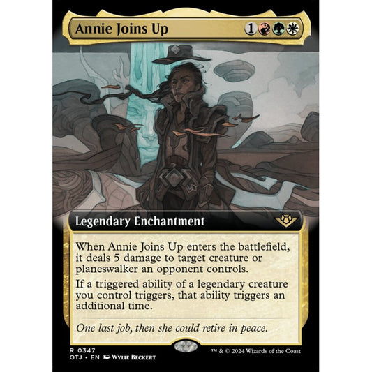 Annie Joins Up, 347, rare, Magic: The Gathering, Outlaws of Thunder Junction