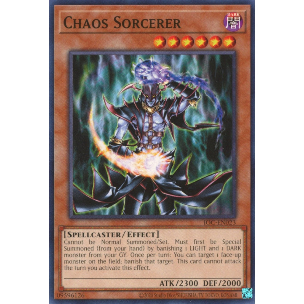 Chaos Sorcerer MP25-EN019 Starlight Starlight Rare Yu-Gi-Oh 2025 Mega-Pack Tin in Art