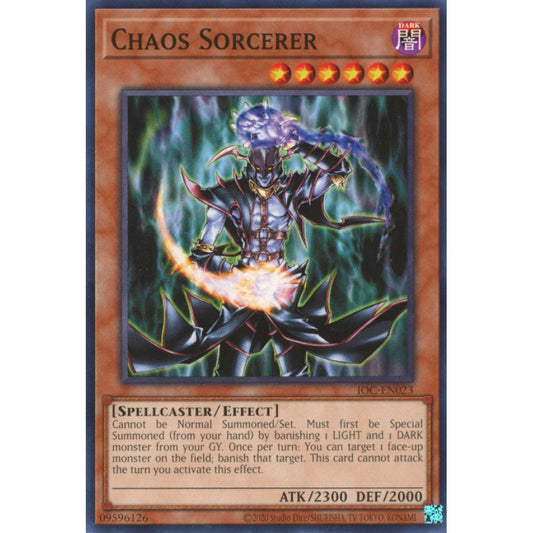Chaos Sorcerer MP25-EN019 Starlight Starlight Rare Yu-Gi-Oh 2025 Mega-Pack Tin in Art