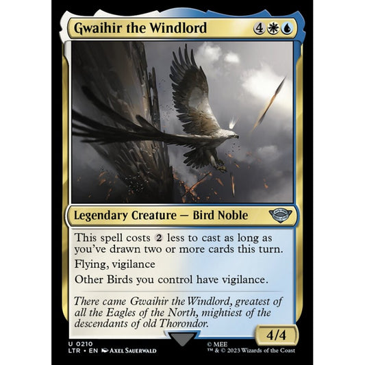 Gwaihir the Windlord, uncommon, 210, Magic the Gathering, The Lord of the Rings: Tales of Middle-earth
