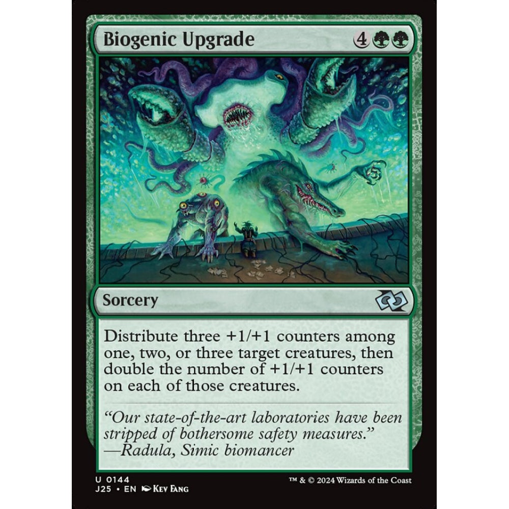 Biogenic Upgrade, 144, uncommon, Magic: The Gathering, Foundations Jumpstart