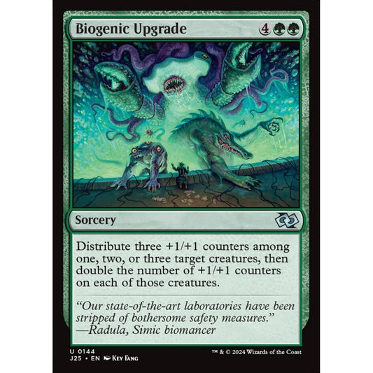 Biogenic Upgrade, 144, uncommon, Magic: The Gathering, Foundations Jumpstart