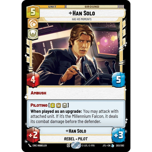 Han Solo, L, JTL 203), Star Wars Unlimited